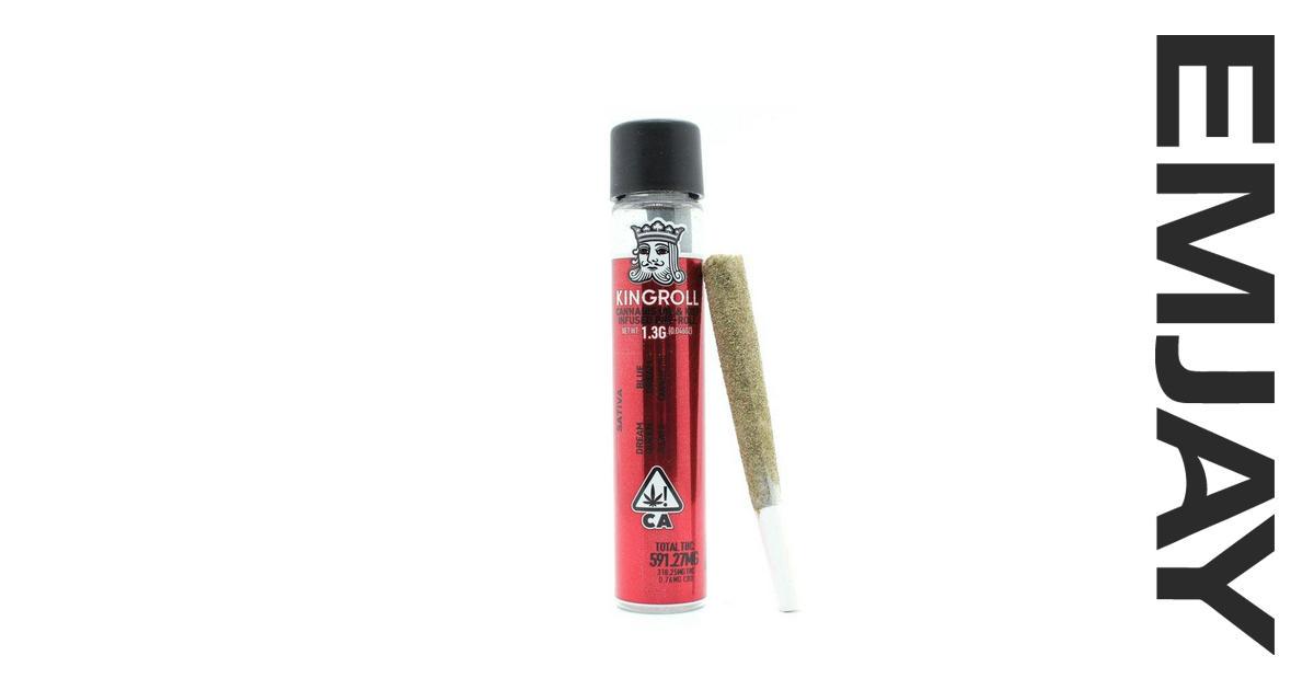 Kingroll Infused Dream Queen x Blue Dream Preroll Emjay