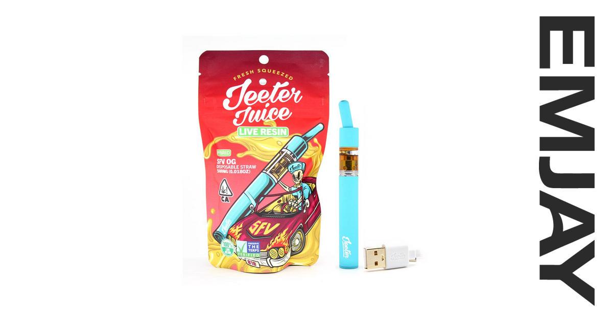 Jeeter SFV OG Live Resin Straw Disposable Emjay