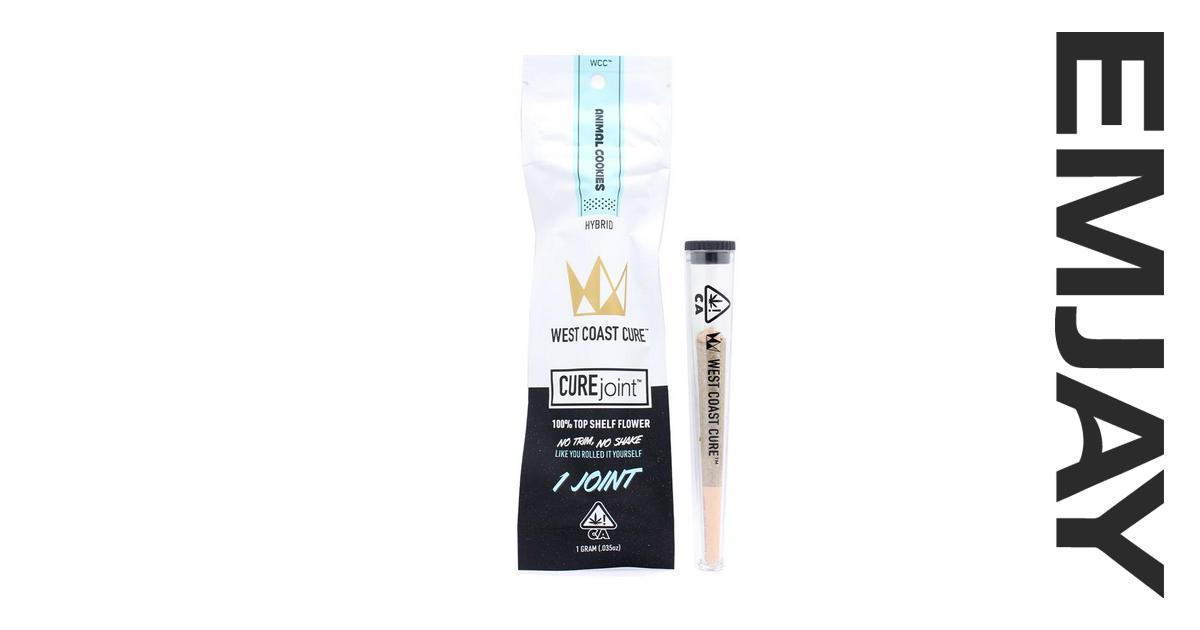 West Coast Cure Animal Cookies Preroll Emjay