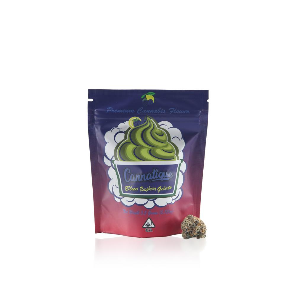 Cannatique Blue Raspberry Gelato - 1/8 | Emjay