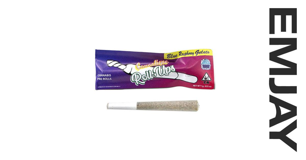Cannatique Blue Raspberry Gelato Preroll Emjay