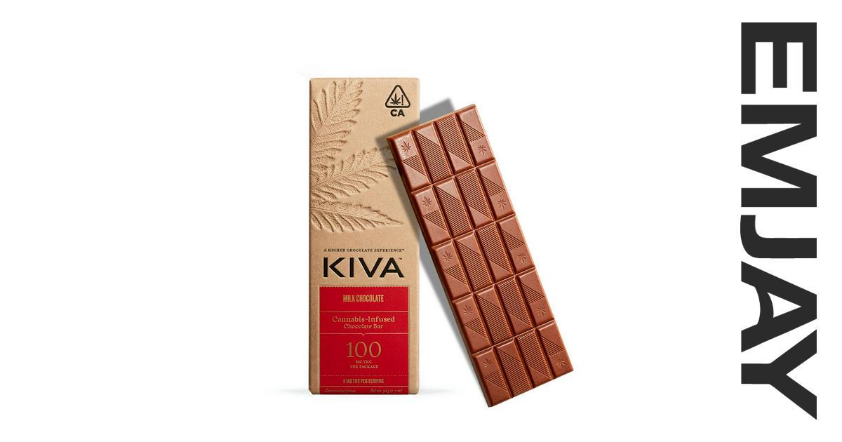 Kiva Milk Chocolate Bar Emjay